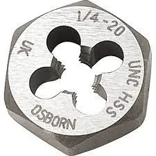 9/16-12 NC CARBON HEX DIE