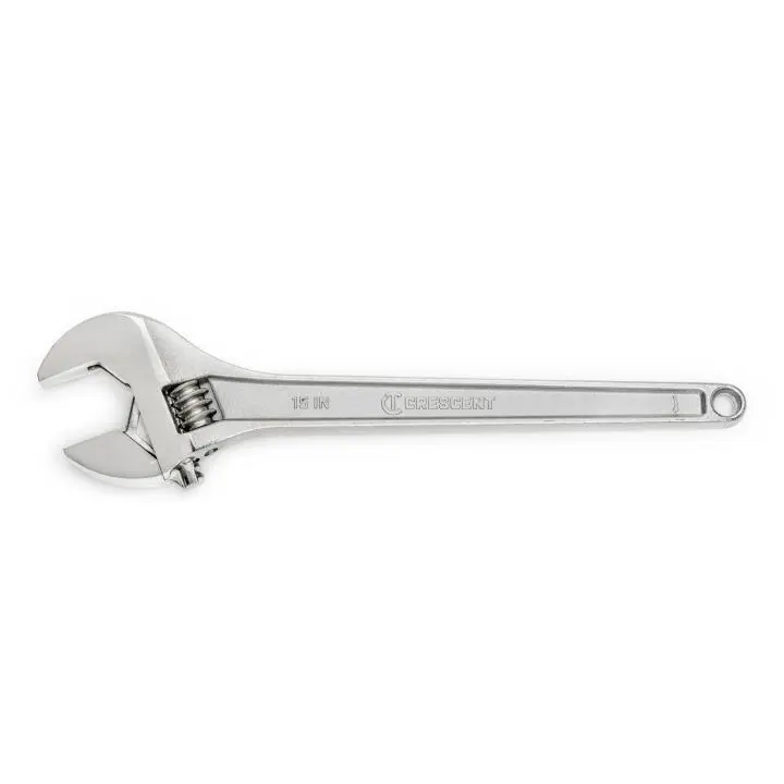 15" Adjustable Tapered Handle Wrench - Carded