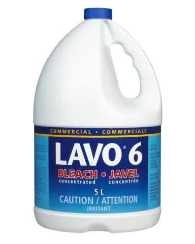 LAVO 6 LIQUID BLEACH 6% 5L (044014)