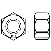 228: A563 GR.DH HEAVY HEX NUT, PLAIN