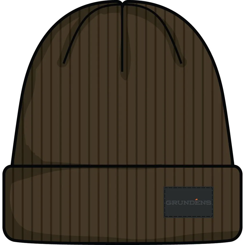 Merino Beanie Solid Black, ONE SIZE