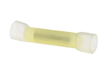 Butt Splice Terminal: Fully Insulated Heat Shrink & Polyolefin, Crimp-On Connection