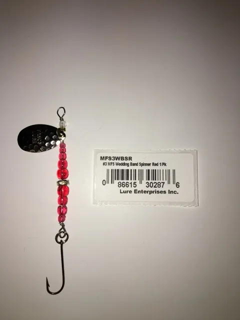 MFS #3 Single Wedding Band Spinner (Red) 1/pk