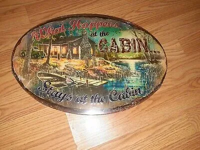 Rivers Edge 1563 Tin Sign What