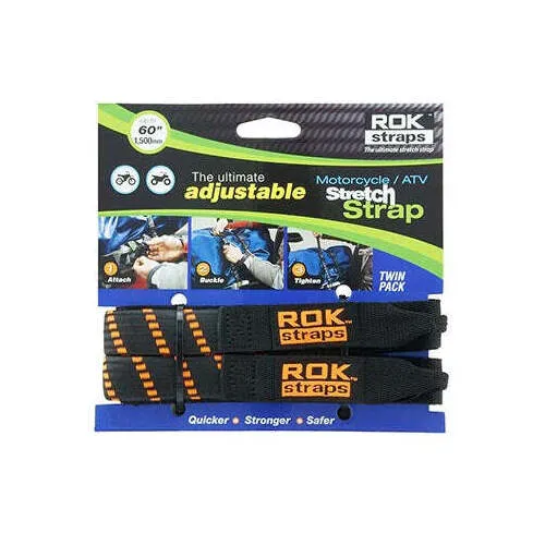 ROK STRAP 1" X 60" ORANGE/BLACK