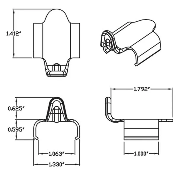 CAMOPLAST TRACK CLP GUIDE PACKAGE OF 50