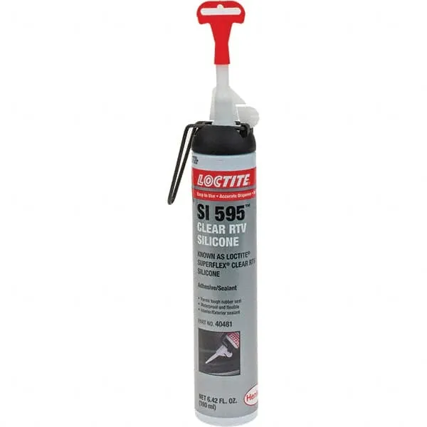 Superflex™ RTV Silicone Adhesive Sealant, Cartridge, Clear