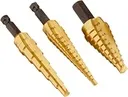 502T 3PC TITANIUM UNIBIT SET IN KIT BAG
