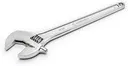 ADJUSTABLE WRENCH,18",CHROME,CARDED