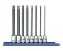 GearWrench 80573 ⅜" Drive Long Ball End Hex Bit Metric Socket Set, 8-piece
