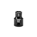 3/8"DRIVE 8MM STANDARD IMPACT SOCKET