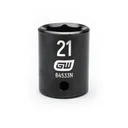 1/2"DRIVE 21MM STANDARD IMPACT SOCKET