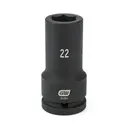 SOCKET IMPACT DEEP 3/4DR 6PT 19MM