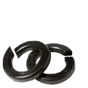 348: SPLIT LOCK WASHER, REGULAR, PLAIN (INCH) 348