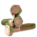 458: 3/4" UNC HEX CAP SCREWS GRADE 5 COARSE MED. CARBON ZINC YELLOW CR+6