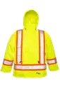 Viking Professional® "Journeyman 300D" Trilobal Rip-stop Rainwear- Vi-brance® 4" Safety Stripes - Polyester / PU