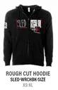 Slednecks Womens Rough Cut Hoodie