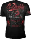 TEE VV EL DIABLO BLK 2X