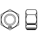 228: A563 GR.DH HEAVY HEX NUT, PLAIN