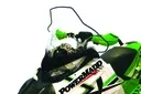 WINDSHIELD TALL 19" CLR W/BK GRAP ARCTIC CAT