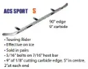 8" CARBIDES C&A PRO ACS SPORT