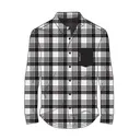 TOBE Boulder Overshirt - Black/White