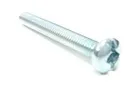 V17: #8-32 MACHINE SCREW, ROUND SQUARE/SLOT COMBINATION, ZINC CR+3