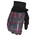 FLY F-16 Gloves - Grey/Pink/Blue - MD