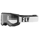 FLY Focus Goggle - White/Black w/ Clear