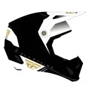 FLY Formula CP Slant Helmet - Black/White/Gold - XL