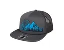 Mountains Flat Brim Snap Back Hat