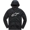 APLINESTARS HOODIE AGE 2 BLACK / WHITE
