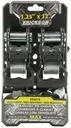 1-1/4"x12' 2500LB RATCHET TIE-DOWN 2PK