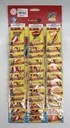 MFS #3 Assorted Stripe Spinners-Org/Wht,Red/Wht, Blk/Org EACH