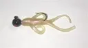 MFS 1/8oz Jigs Flying Cricket Pearl White Body/black Head 2/