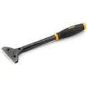12" LONG COMFORT GRIP HEAVY DUTY SCRAPER WITH BLADE STORAGE IN HANDLE, INCLUDES 4" BLADE