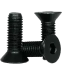 534: M8x1.25 METRIC CLASS 12.9 FLAT SOCKET CAP SCREW, DIN 7991, THERMAL BLACK OXIDE