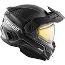 CKX Mission Free-Face Helmet - Carbon Solid - Electric Shield