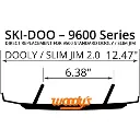 WOODYS SLIM JIM 2.0 Carbide Runner Fits Ski-doo