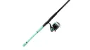 Okuma FNX-662M-30SF Fin Chaser 6'6" M Spinning Rod with 30-Size Reel in Sea Foam 1BB Ratio 5.5:1 With Line
