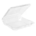 Victoria Bay Take-Out Container Hinged 9X9X3 IN MFPP Ivory Square Freezer Safe Microwave Safe 150/Case