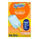 Swiffer Dusters Starter Kit, Kit Includes 1 Handle and 5 Dusters
