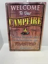 Rivers Edge 1492 Tin Sign Welcome