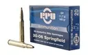 PPU PP30063 Rifle Ammo 30-06 SPR SP