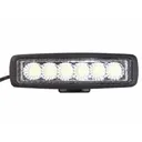 LIGHT LED SEISMIC 6" BK SPOT QUAKELED