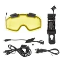 CKX ELECTRIC 210° GOGGLES LENS WITH ADJUSTABLE VENTILATION & ACCESSORIES
