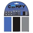 COMFY BLUE/BLK/GREY QTY3 OXFORD