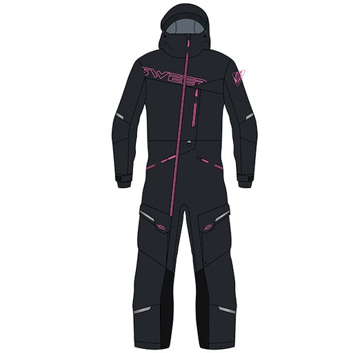 [462-2267] SWEEP YOUTH SNOWCORE EVO 2 INSULATED MONO SUIT SIZE 12