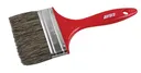 AP300 Series Paint Brush, Natural Bristles, Plastic Handle, 4" Width