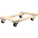 Wood Dollies - Medium-Duty, Polyolefin Wheels, 900 lbs. Capacity, 18" W x 30" D x 7" H